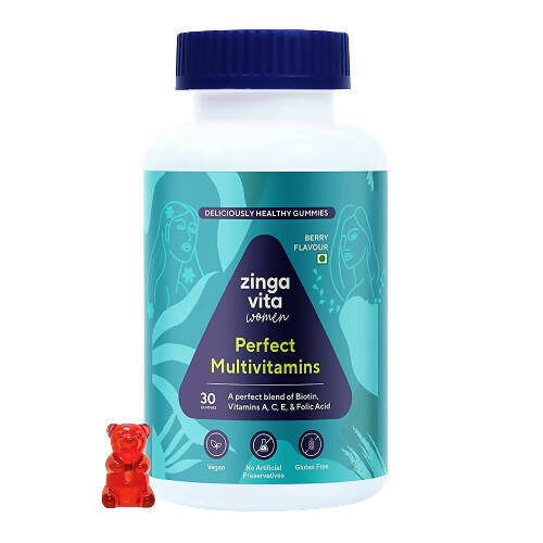 Zingavita Perfect Multi Vitamins Gummies for Women (Berry Flavor) - Distacart