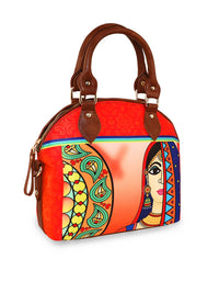 Thumbnail for Sabhyata New Dulhan - Satin Handbag With Detachable Sling - Distacart