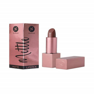 Sugar Mettle Matte Lipstick - Soteria (Nude Brown) - Distacart