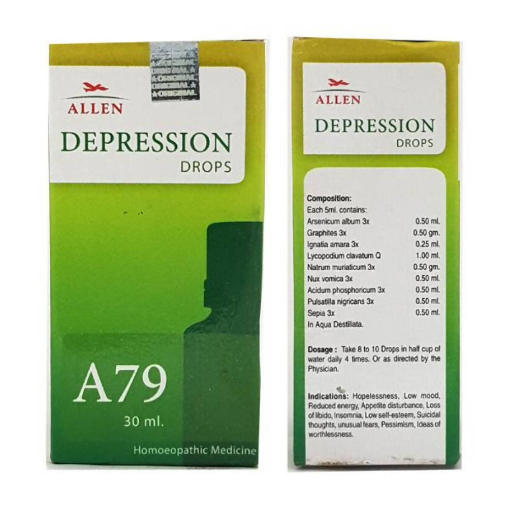 Allen Homeopathy A79 Depression
