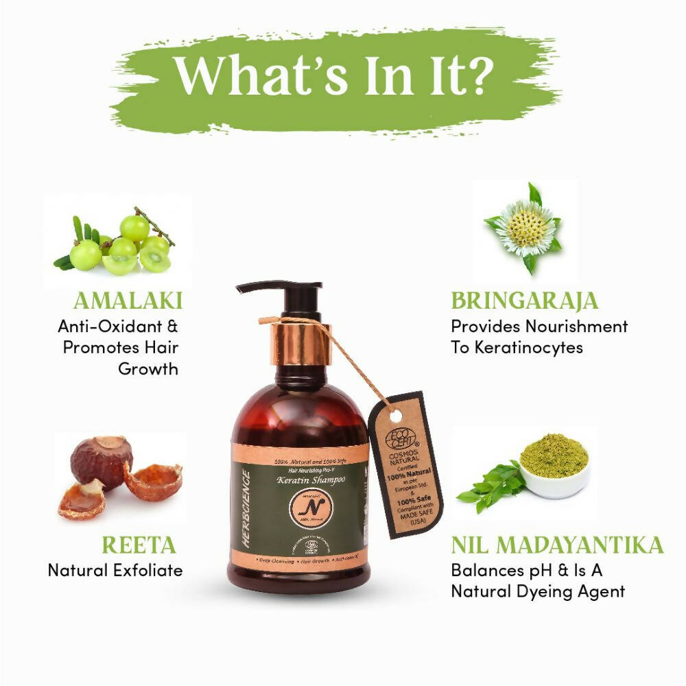Herbcience Hair Nourishing Pro-V Keratin Shampoo - Distacart