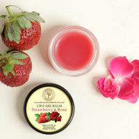 Thumbnail for Tatvik Ayurveda Strawberry & Rose Lip Balm - Distacart