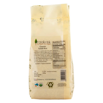 Praakritik Organic Kolam Rice - Distacart