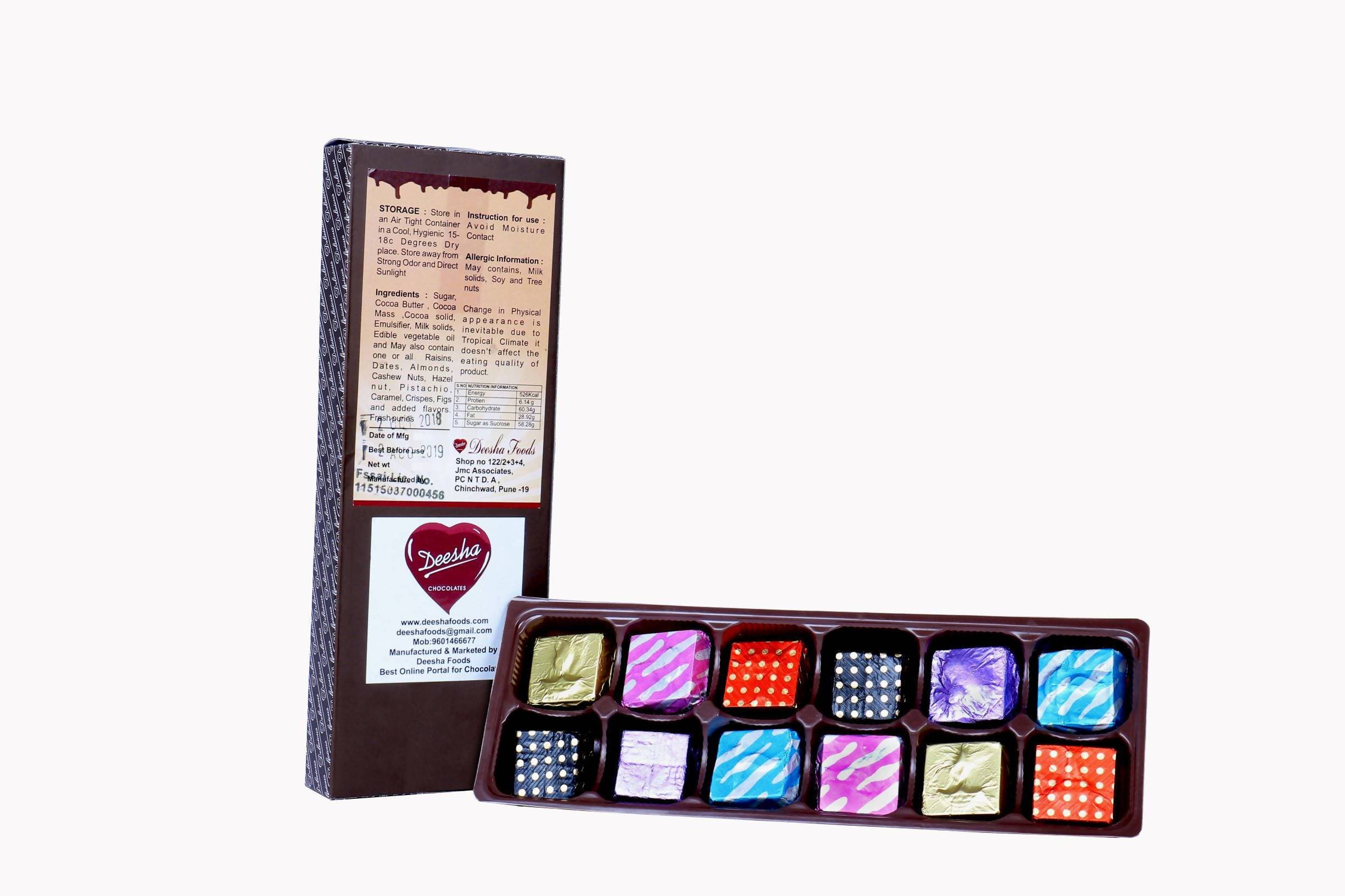 Deesha Assorted Dry fruits Chocolates