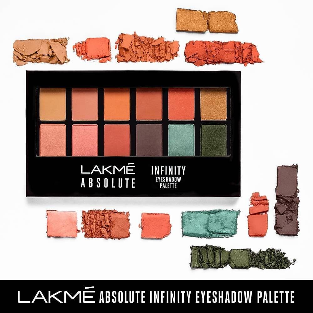 Lakme Absolute Infinity Eye Shadow Palette - Coral Sunset - Distacart