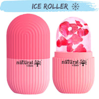 Thumbnail for Natural Vibes Ice Facial Roller for Face, Neck and Under Eye - Distacart