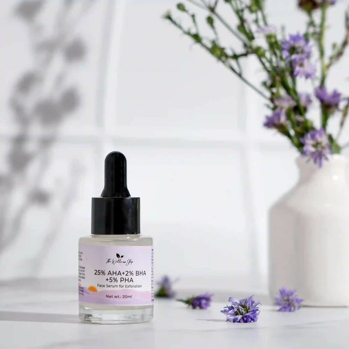 The Wellness Shop 25% AHA + 2% BHA + 5% PHA Face Serum - Distacart
