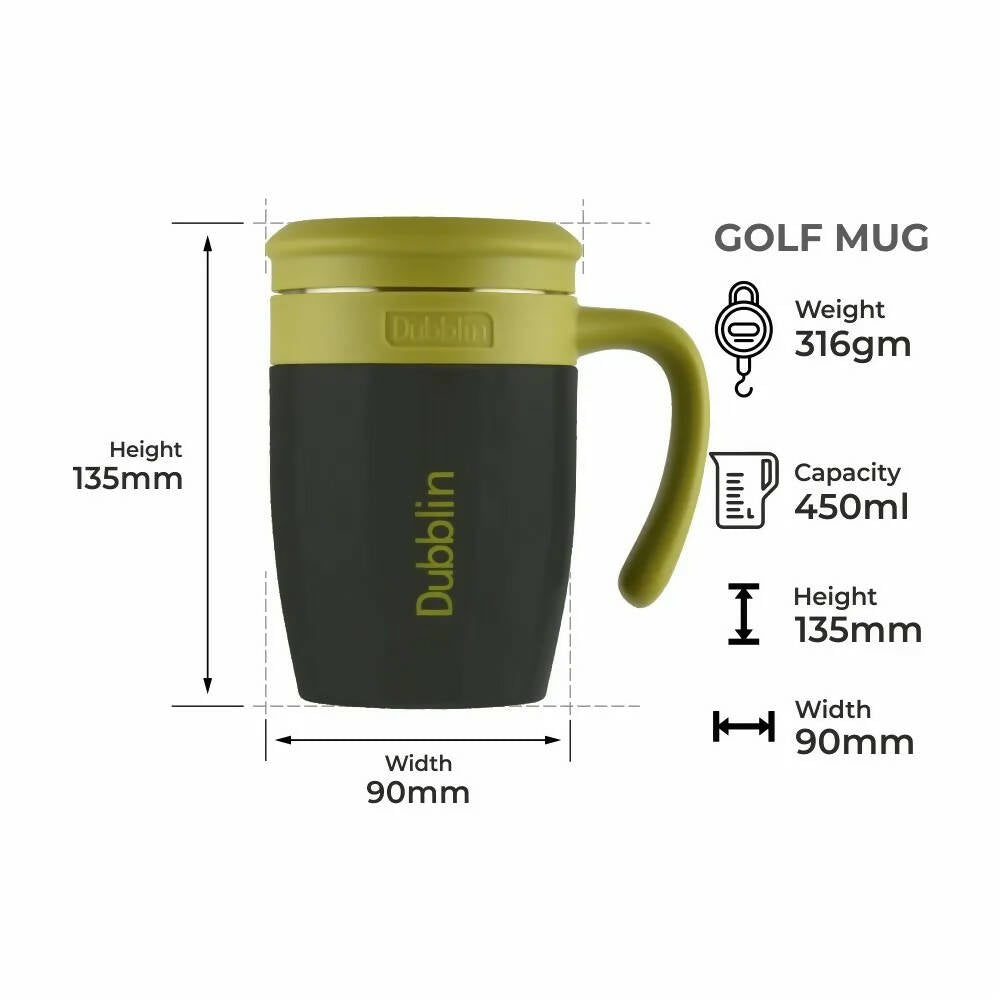 Dubblin Golf Stainless Steel Mug - Distacart