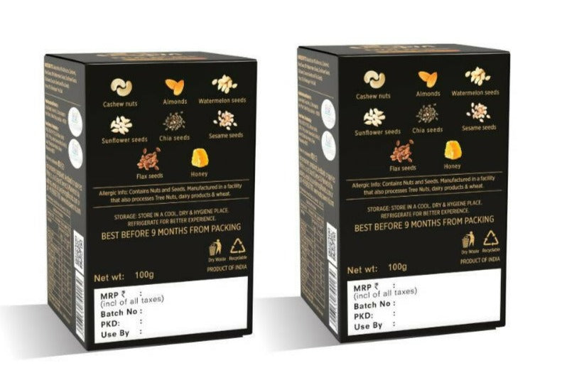 Eatopia Nut Pops Crunchy Nuts & Seeds Cluster - Pure Honey - Distacart