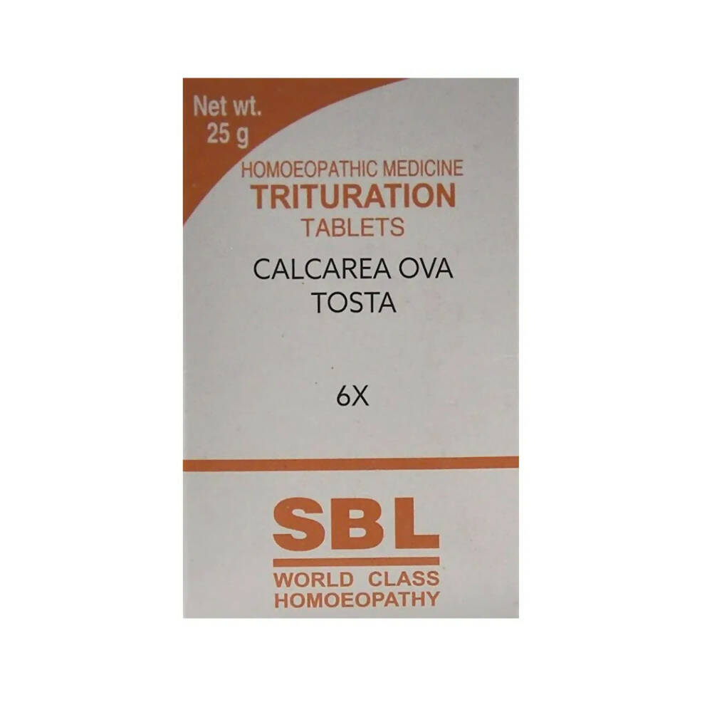 SBL Homeopathy Calcarea Ova Tosta Trituration Tablets - Distacart