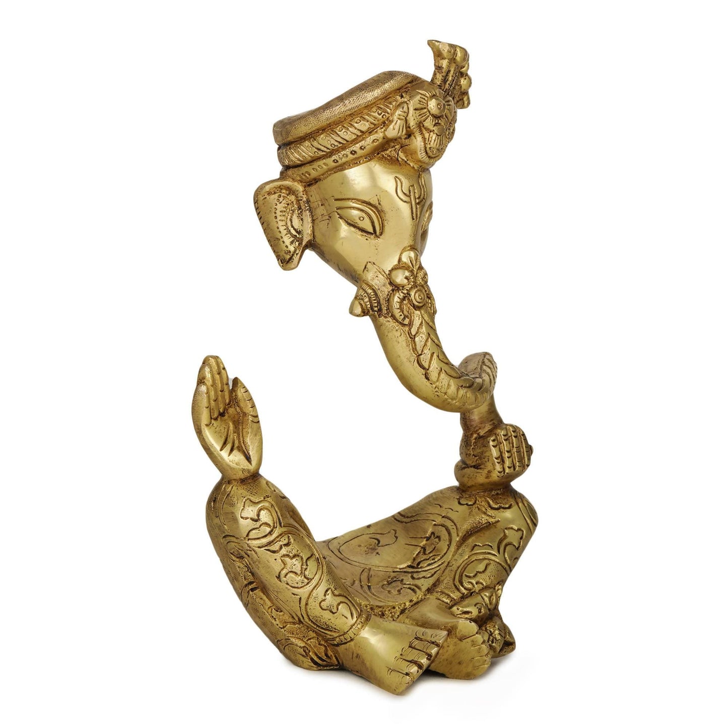 Devlok Vighnaharta Ganpati Pital Murti Idol - Distacart