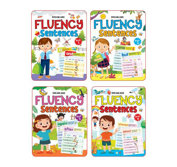 Dreamland Fluency Sentences Books Pack- 4 Books - Distacart