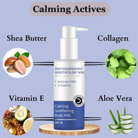 Thumbnail for Dermistry Sensitive & Dry Skin Calming Body Butter & Body Milk Lotion - Distacart