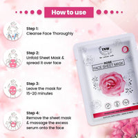 Thumbnail for The Natural Wash Rose Face Sheet Mask