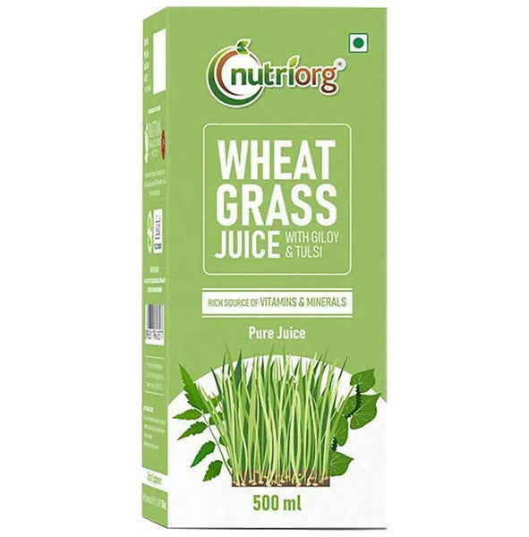 Nutriorg Wheat Grass Juice with Giloy & Tulsi - Distacart
