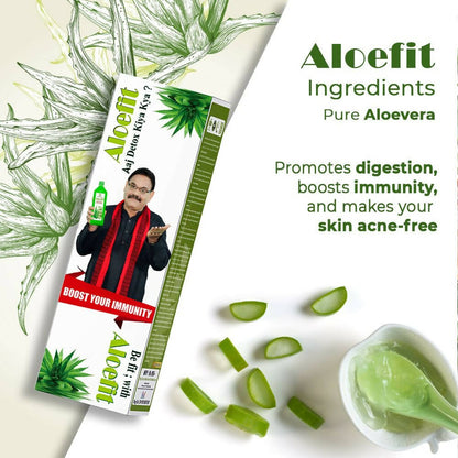 Pharma Science Aloe Vera Juice With Pulp Bottle - Distacart