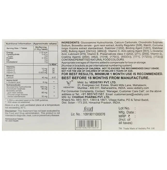 Charak Pharma Go 365 Nutra Tablets - Distacart