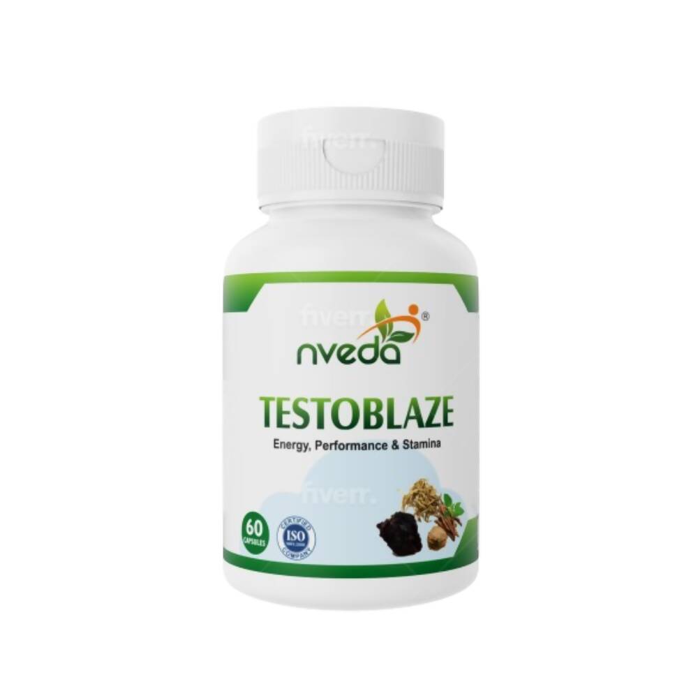 Nveda Testoblaze Supplement Capsules For Men - Distacart