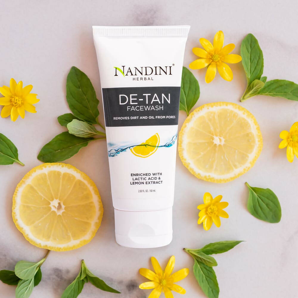 Nandini Herbal D-Tan Face Wash - Distacart