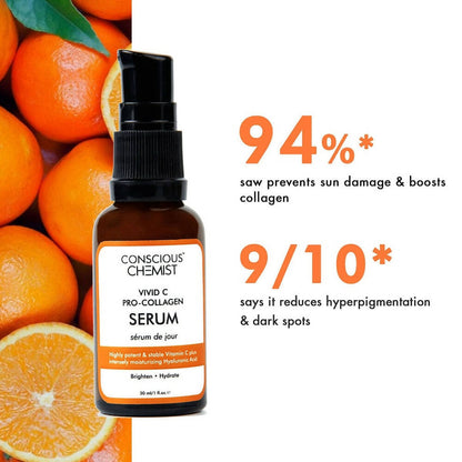 Conscious Chemist Vivid C Pro-Collagen Serum - Distacart
