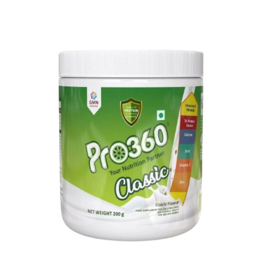 Pro360 Classic Daily Wellness Nutritional Protein Health Drink Supplement Powder - Distacart