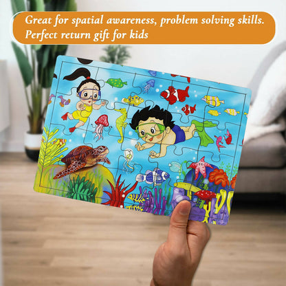 Matoyi Marine World Jigsaw Puzzle For Kids - Distacart