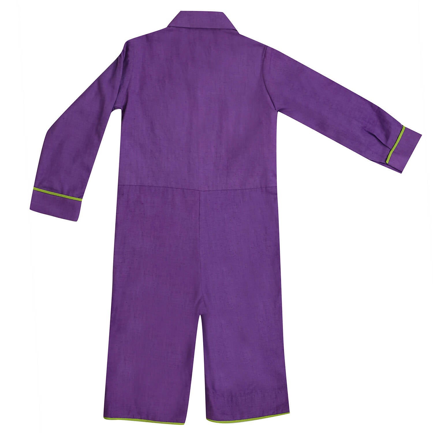 Mhyssa Purple Voiler Suit With Round Neck Full Sleeves For Kids - Distacart