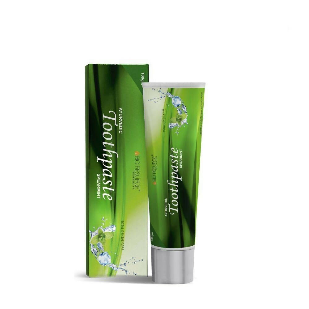 Bio Resurge Life Herbal Ayurvedic Spearmint Toothpaste - Distacart
