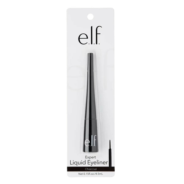 e.l.f. Cosmetics Expert Liquid Eyeliner - Charcoal - Distacart