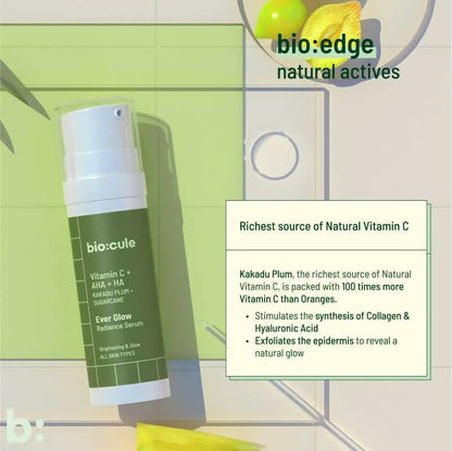 Biocule Ever Glow Radiance Vitamin C Face Serum - Distacart