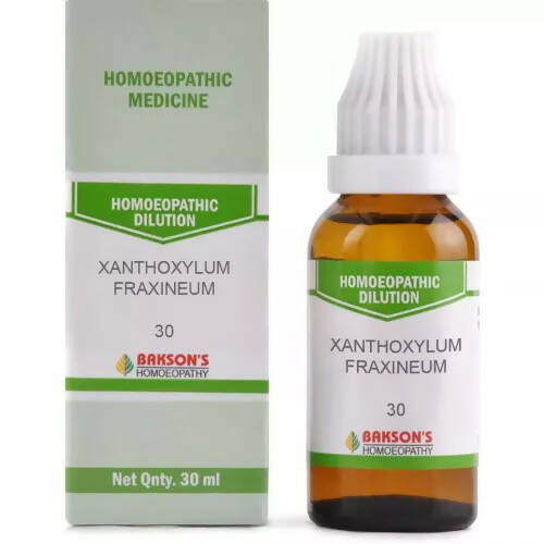 Bakson's Homeopathy Xanthoxylum Fraxineum Dilution - Distacart