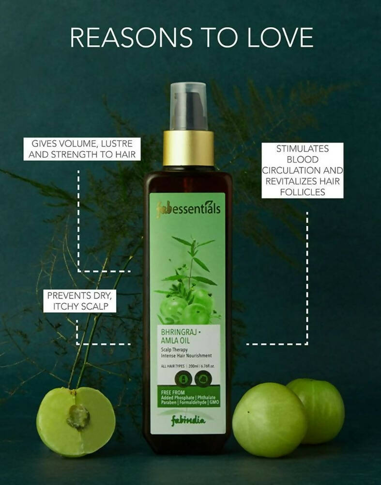 Fabessentials Bhringraj Amla Oil - Distacart