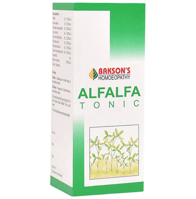 Bakson's Homeopathy Alfalfa Tonic - Distacart