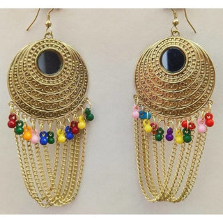 Latest Traditional Gold Plated Fashion Half Moon Earrings