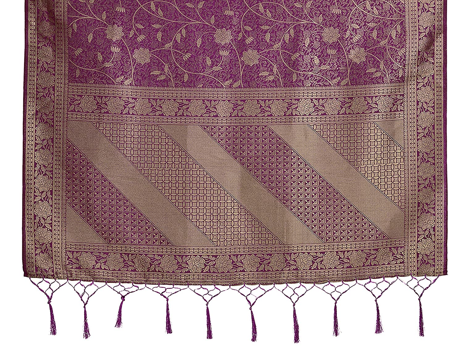 Vardha Women'S Kanchipuram Raw Silk Saree With Unstitched Blouse Piece