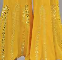 Thumbnail for Mominos Fashion Yellow Mirror Palazzo