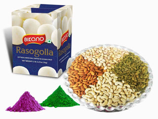 Bikano Rasgulla With Dry Fruits On Holi - Distacart