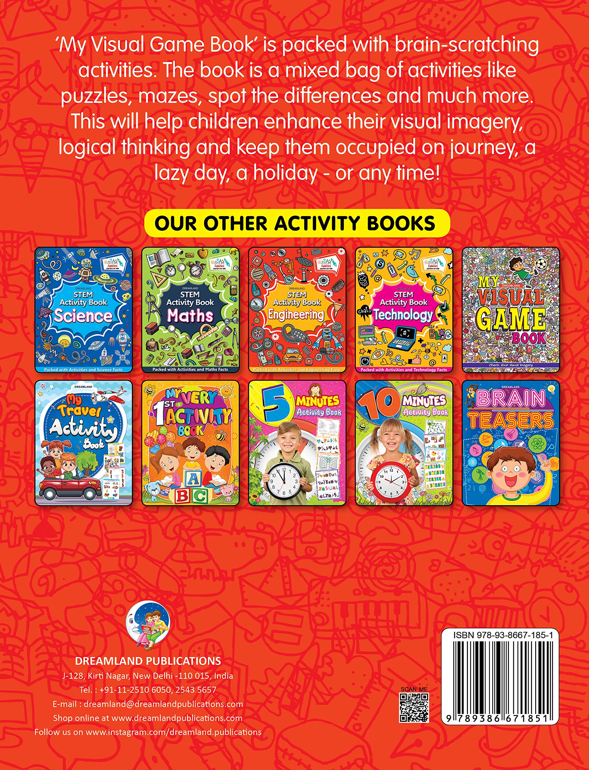 Dreamland My Visual Game Book - Distacart