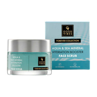 Good Vibes Aqua & Sea Mineral Hydration Booster Face Scrub - Distacart