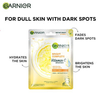 Thumbnail for Garnier Bright Complete Vitamin C Serum Sheet Mask - Distacart