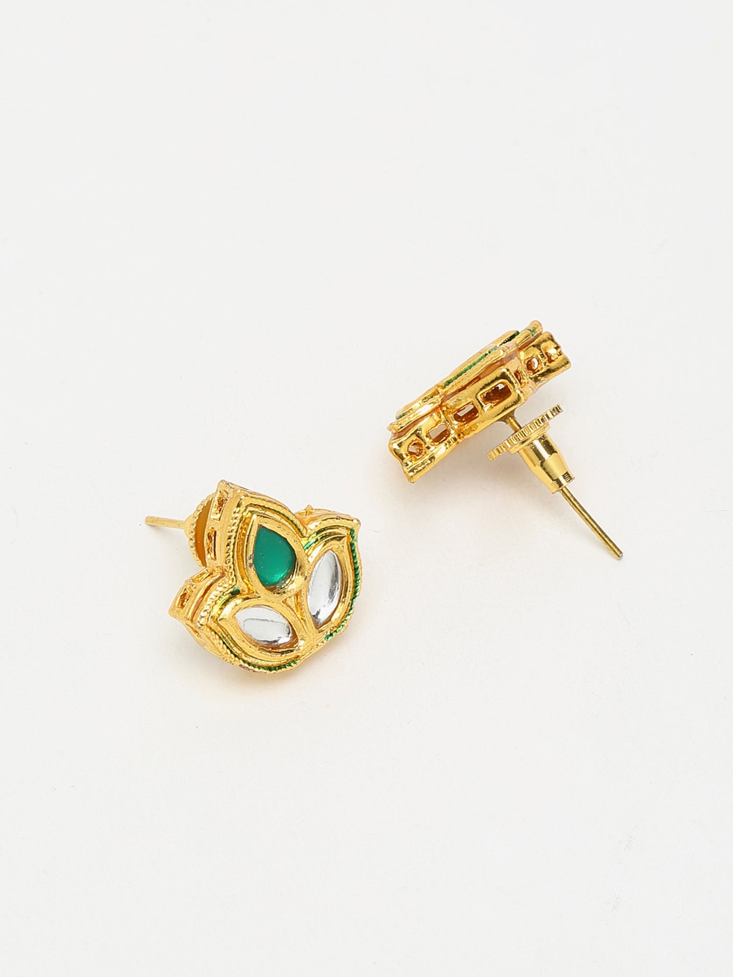Kundan Studs - Ruby Raang - Distacart
