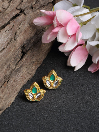 Kundan Studs - Ruby Raang - Distacart