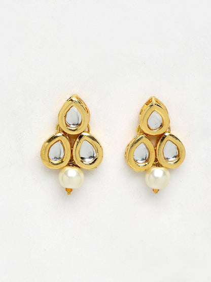 Kundan Studs - Ruby Raang - Distacart