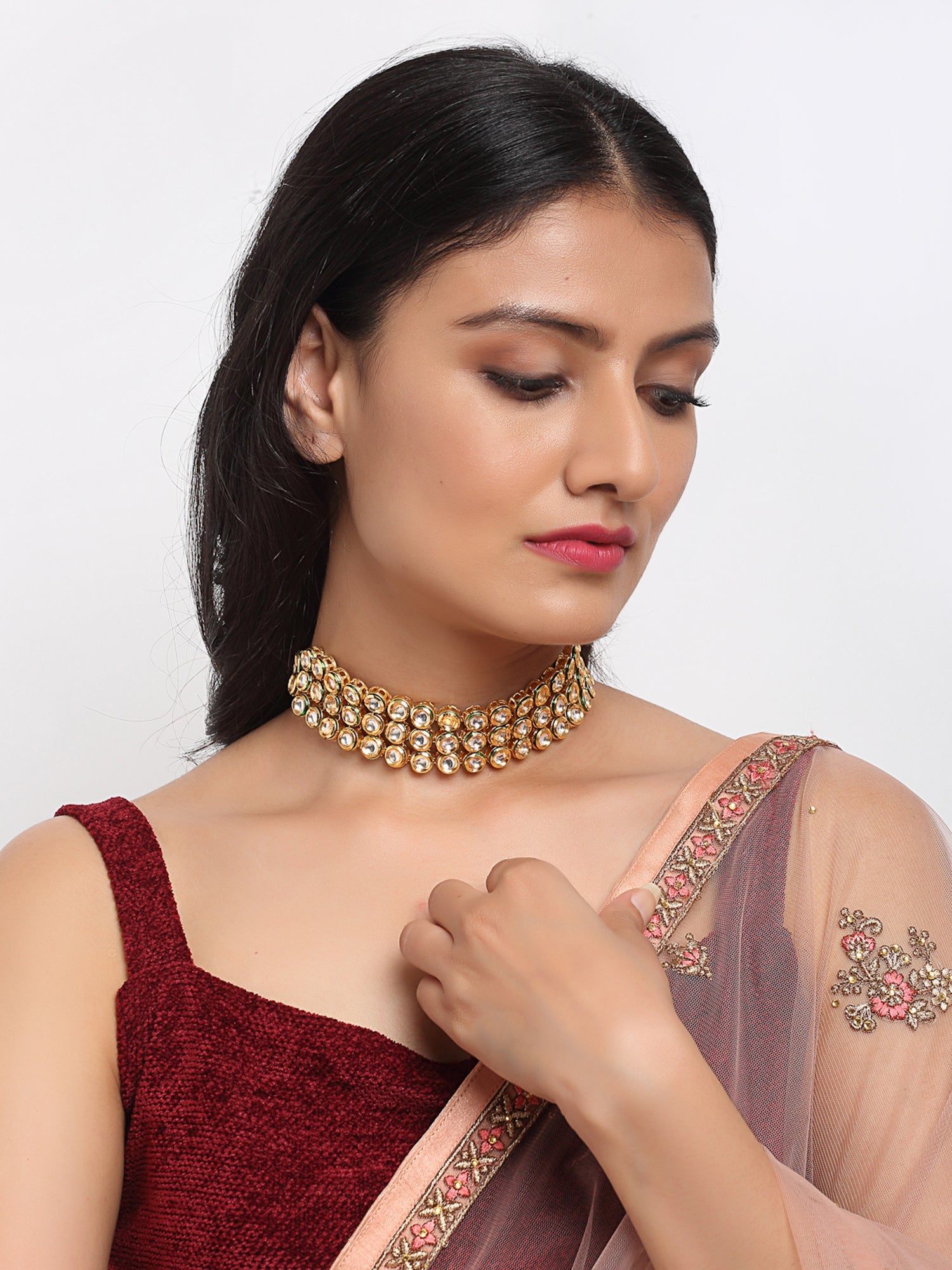 Kundan Choker - Ruby Raang - Distacart
