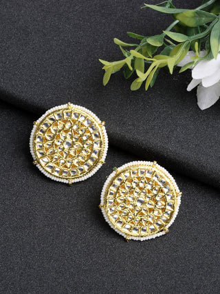 Kundan Earrings - Ruby Raang - Distacart