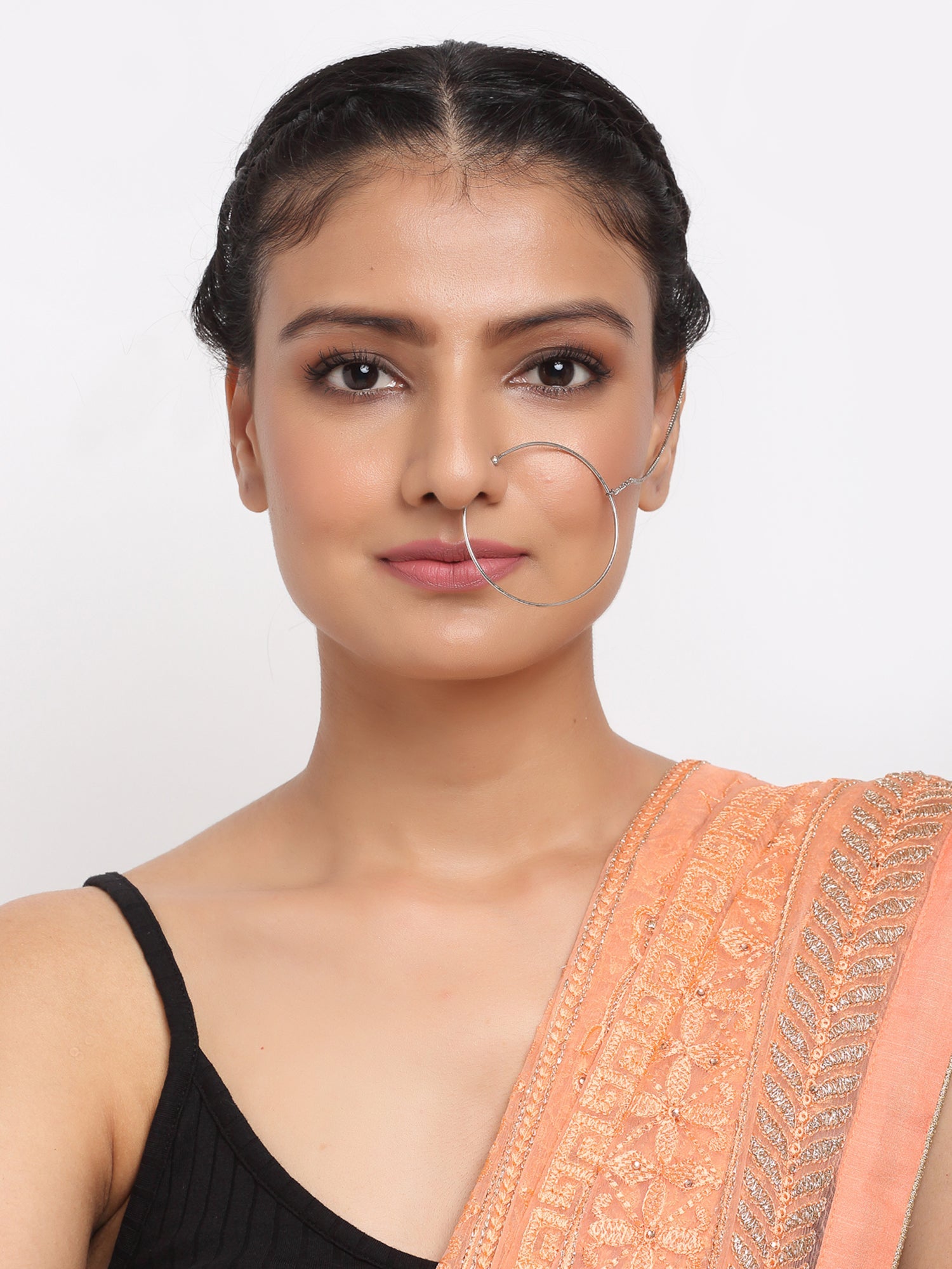 Silver Nose Ring - Ruby Raang - Distacart