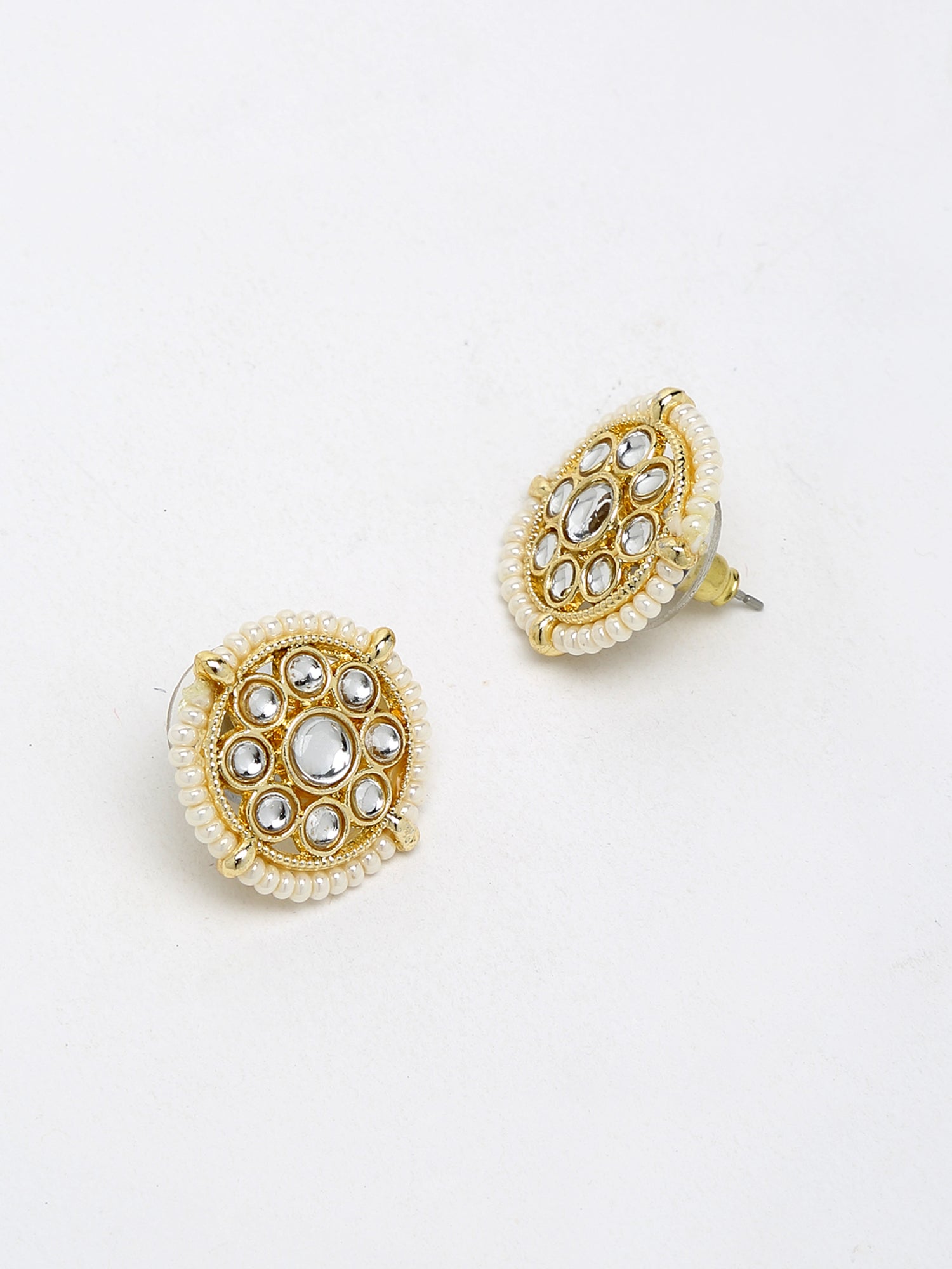 Kundan Studs - Ruby Raang - Distacart