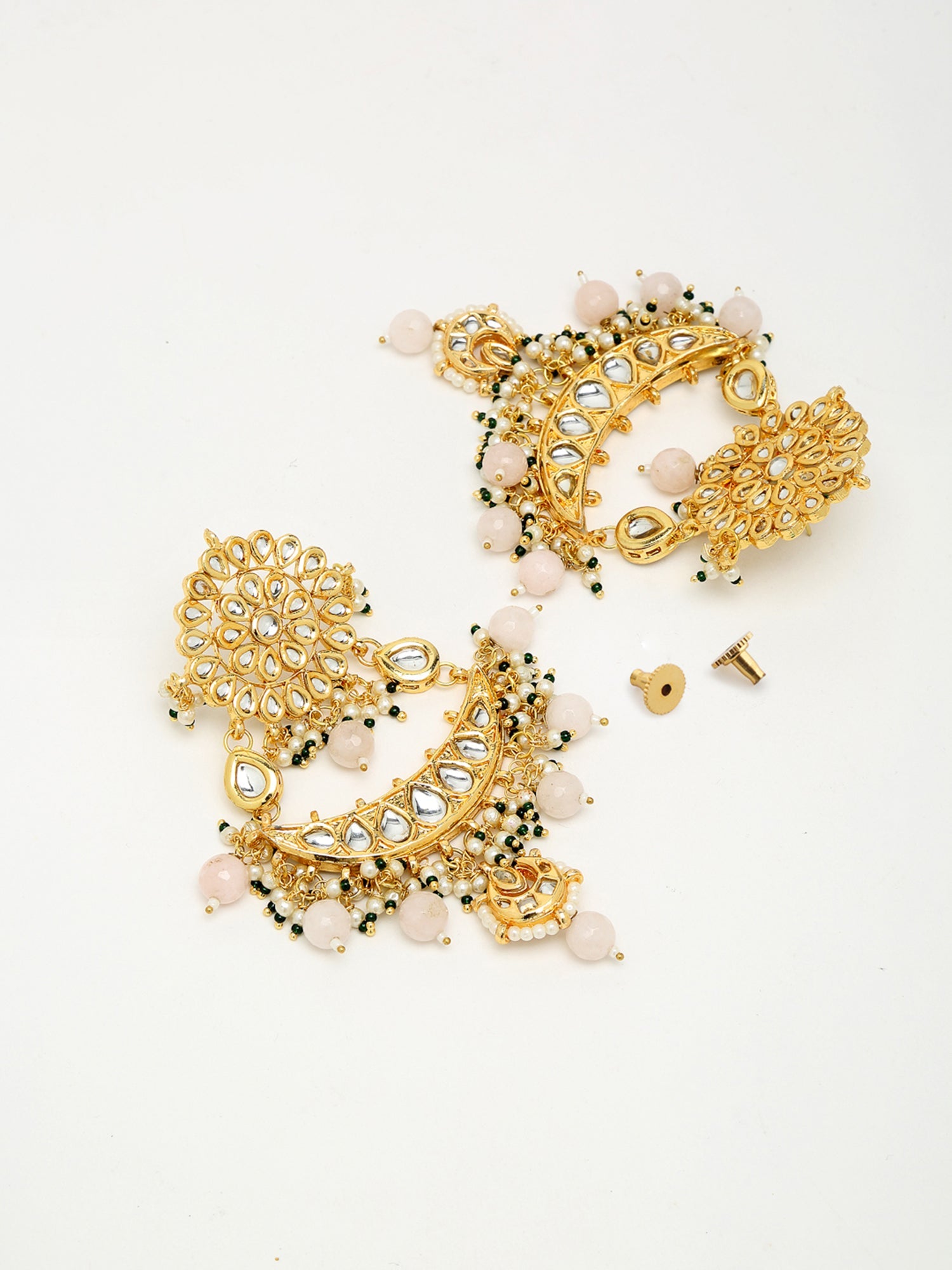 Kundan Earrings - Ruby Raang - Distacart