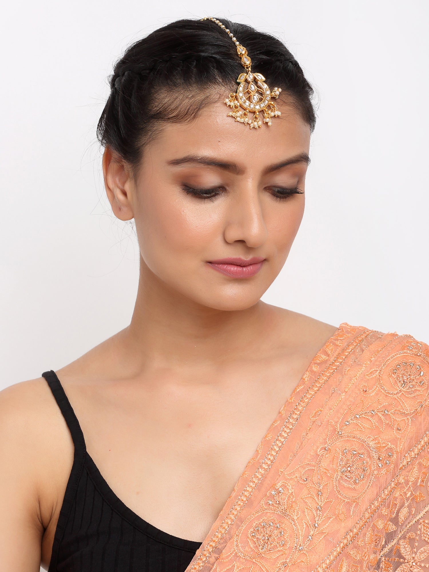 Kundan Maang Tikka - Ruby Raang - Distacart