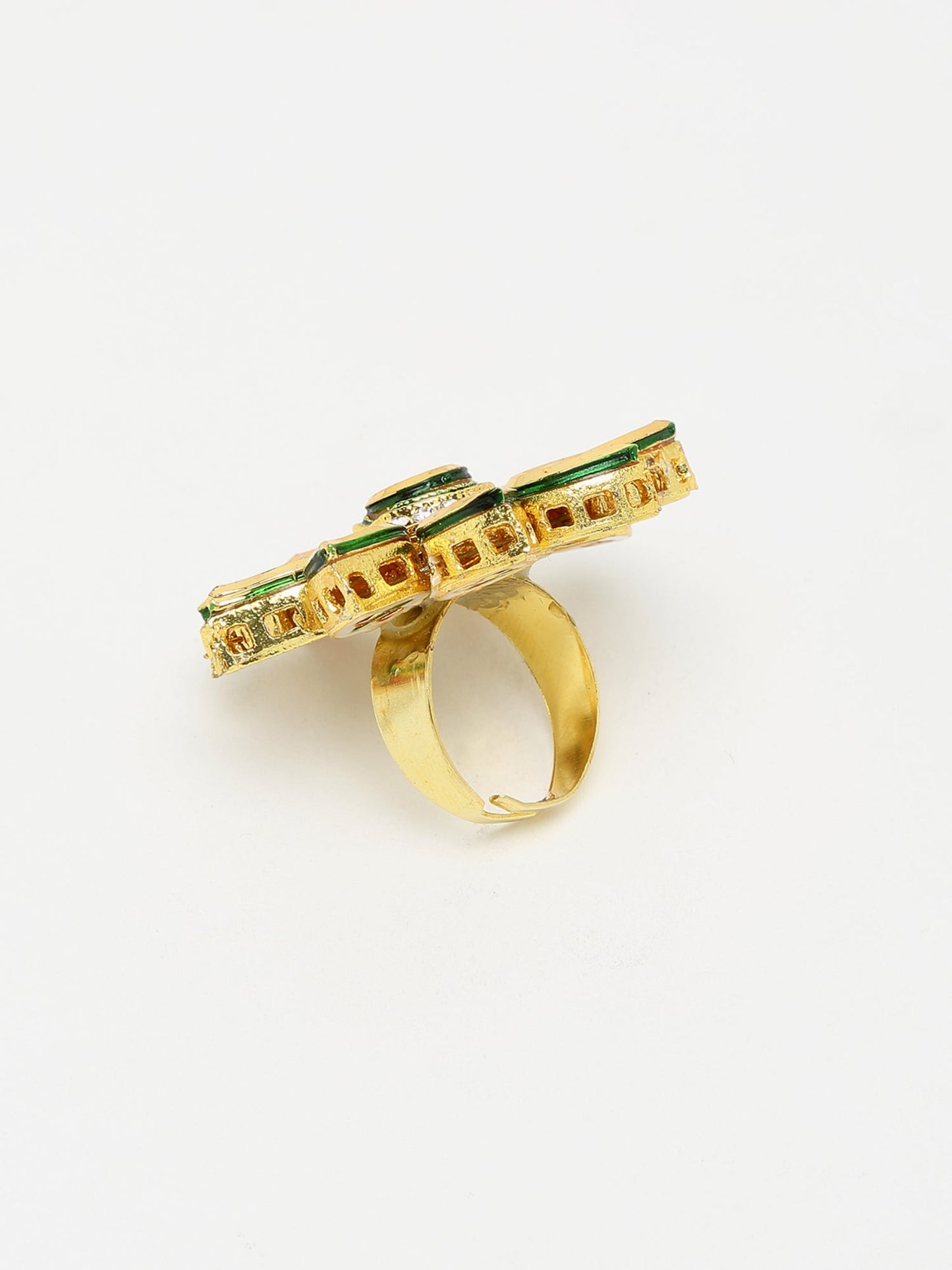 Kundan Ring - Ruby Raang - Distacart